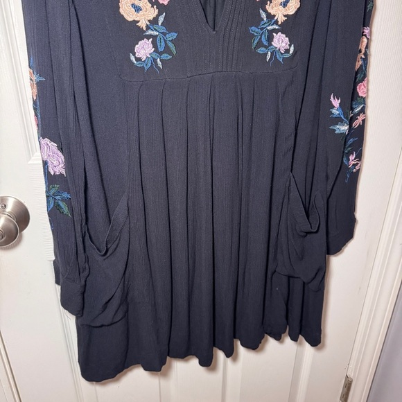 Free People Mia Floral Embroidered Long Sleeve Dress - Picture 5 of 12